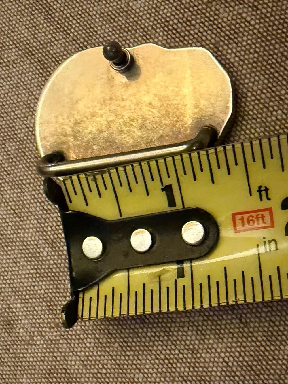 Alexander McQueen Gold Tone Skull Belt Buckle